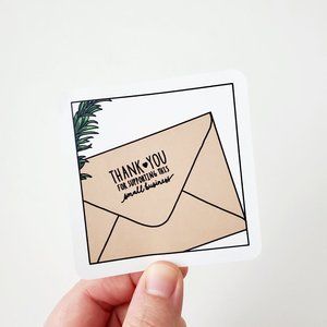 LB043 Thank You For Support Sticker [Price Firm]